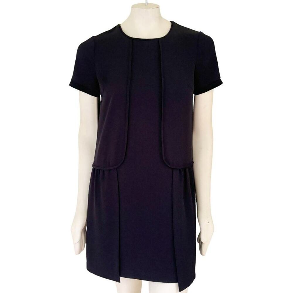 COMPTOIRS DE COTONNIERS School Girl French Girl Dress in Black SZ XS